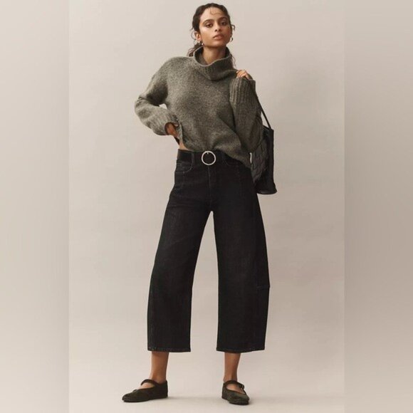 Anthropologie Denim - NWT Size 28 - The Kenna Mid-Rise Heritage Barrel Jeans by Pilcro (NWT US$ 148)